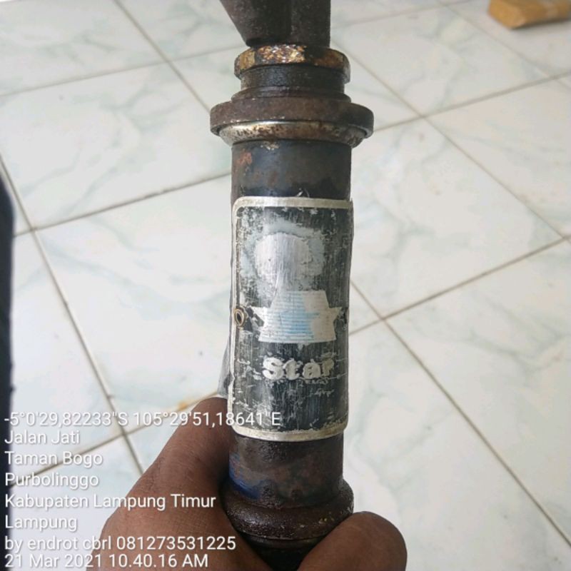 rangka sepeda bmx golden star