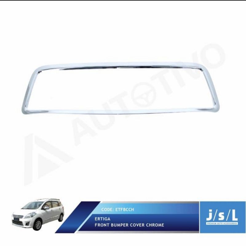 cover bumper depan Suzuki Ertiga 2011 2015 chrome jsl