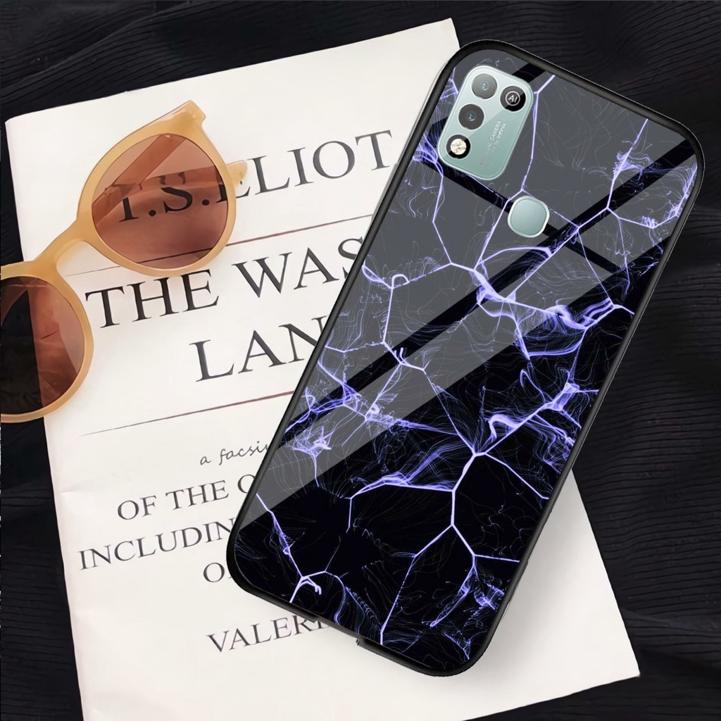 (GC 07) Softcase Kaca Infinix Hot 10 Play 11 Play - Kesing Kaca Infinix Hot 10 Play 11 Play - Case C