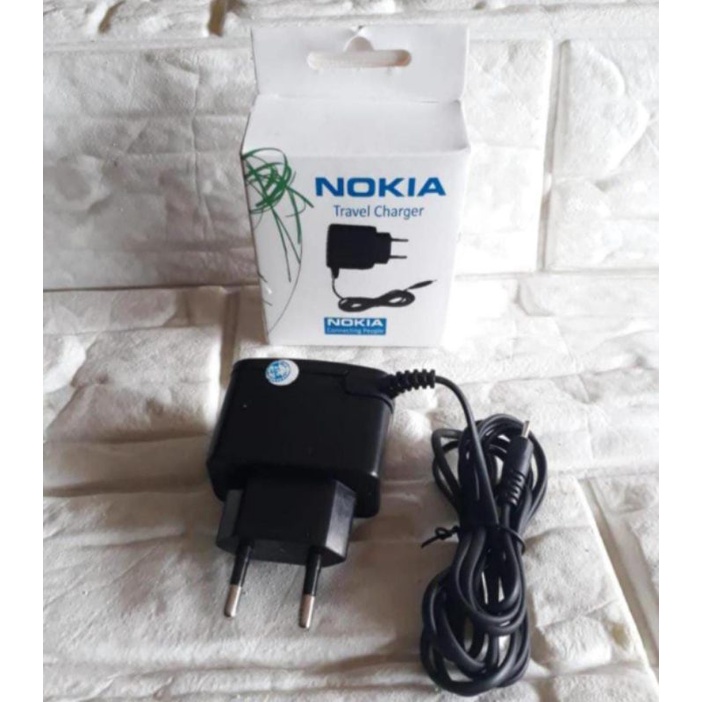 Kelaashop Charger Cas Nokia Kecil Untuk Tipe Hp Nasa105/1200/1280 Dan Semua Tipe Colokan Kecil Hp