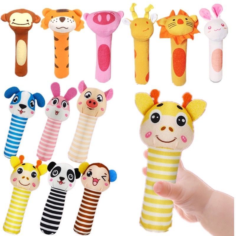 DK RATTLE STICK Toet / Mainan Boneka Rattle Bayi Stick Mudah Digenggam / Mainan Tangan Bayi
