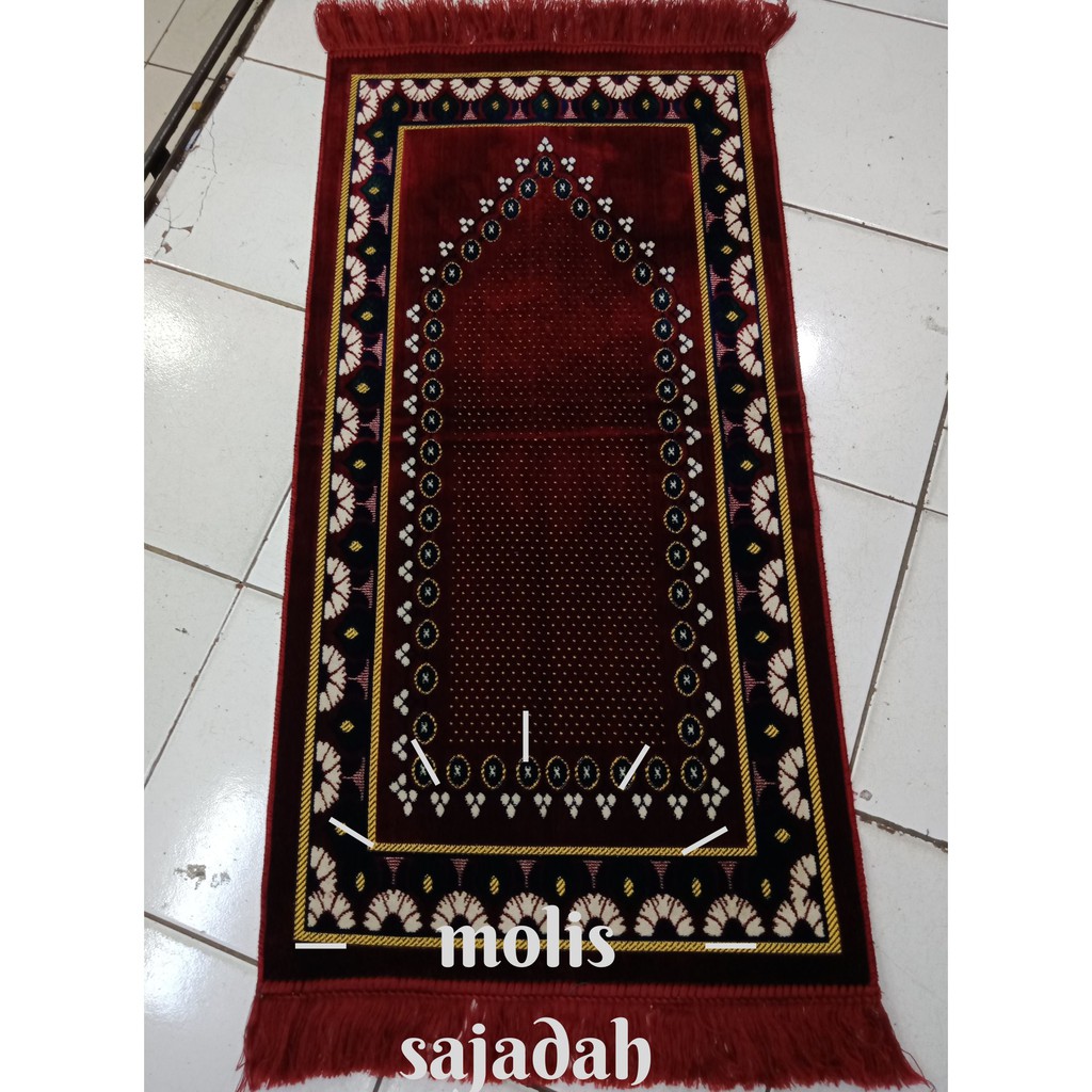 Sajadah anak / Sajadah turki midi / Sajadah traveling 55x110 perlengakapan Sholat