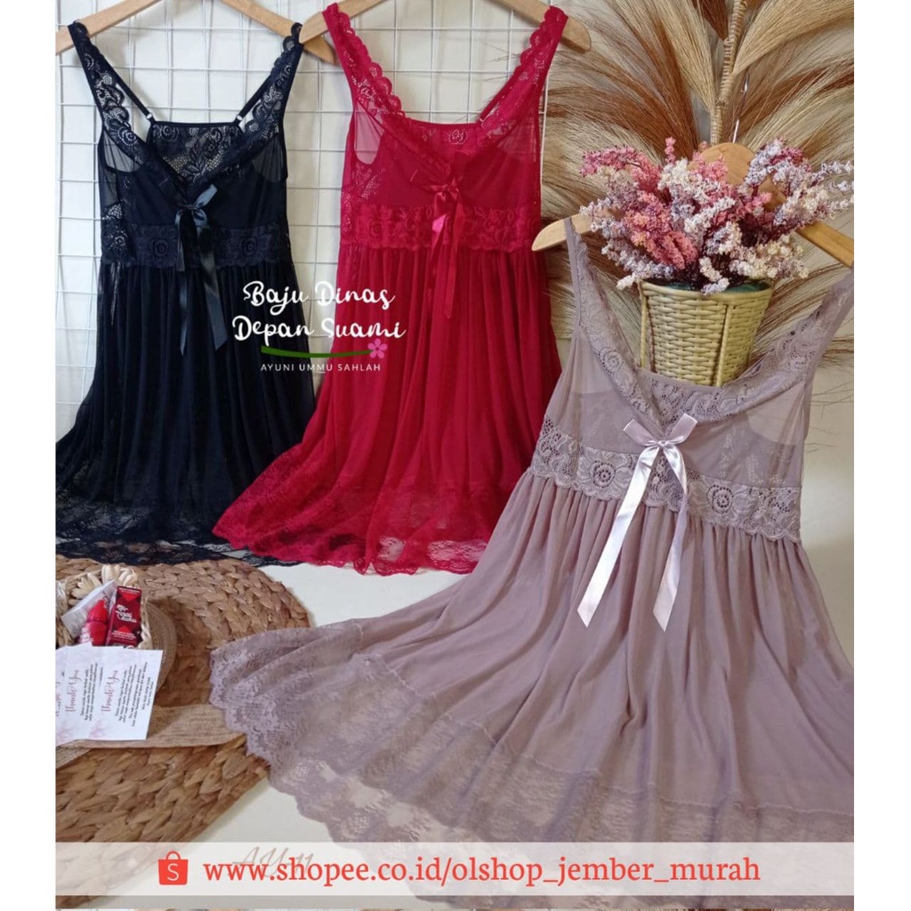 BAJU SEKSI DEPAN SUAMI - LINGERIE PREMIUM AY 11 BDDS - SEXY LINGERIE BEST SELLER - KADO NIKAH UNIK B