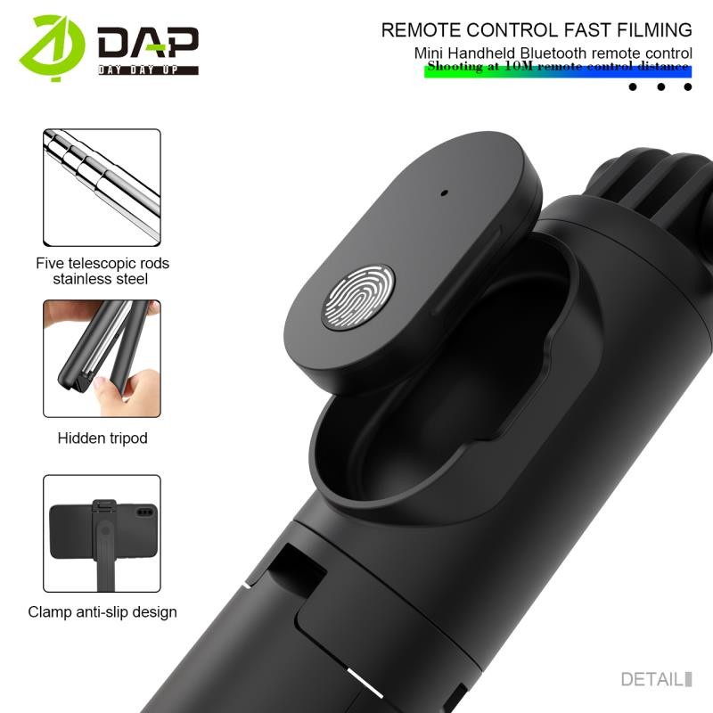 Tongsis Bluetooth DAP DH-P01 Selfie Stick Bluetooth Tripod 3 In 1