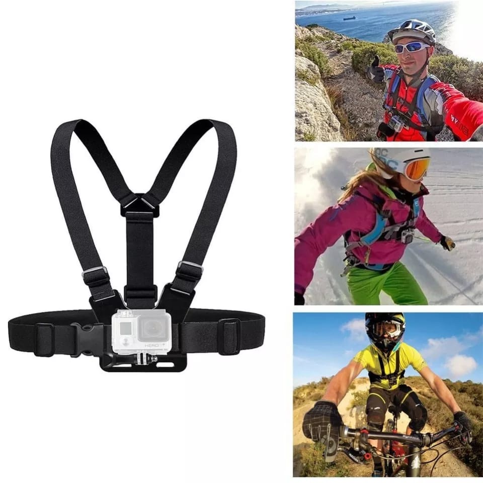 BODY CHEST belt Strap Mount for Handphone Smartphone Action Camera