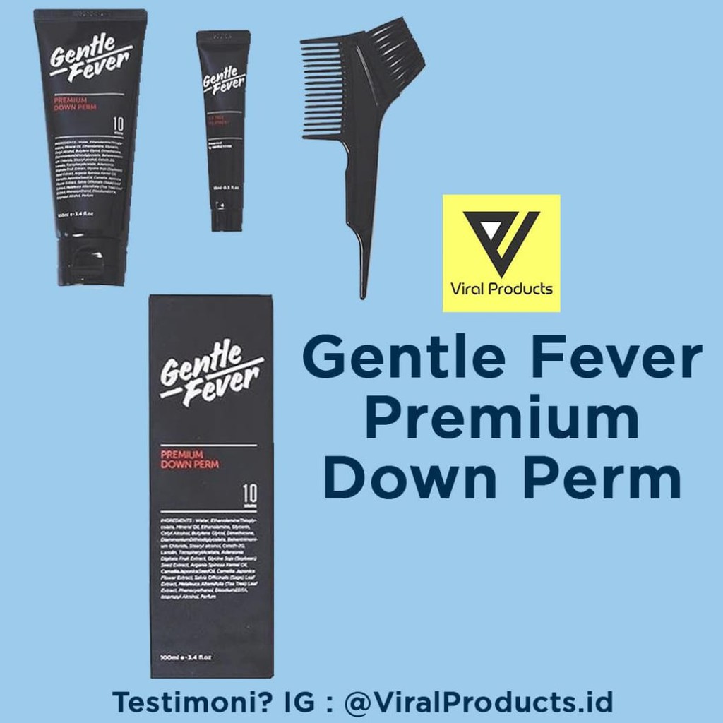 GENTLE FEVER PREMIUM DOWN PERM KRIM PELEMAS RAMBUT ORIGINAL KOREA