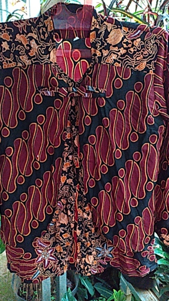 Atasan Batik Dolby Dolbi Dobby Doby Tenun Sutra Tulis Halus Katun Atbm Baron ,sarombit Atasan
