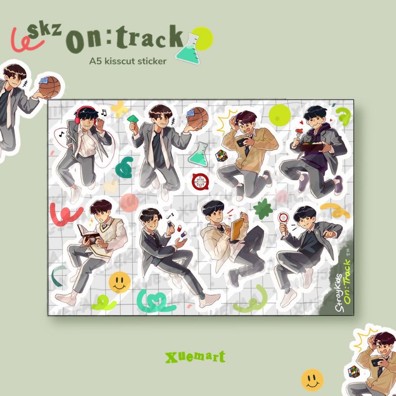 

StrayKids On Track sticker sheet | xuemart