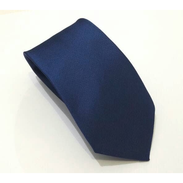 Lesta Langgeng Dasi Pria Polos Warna Navy Bahan Satin