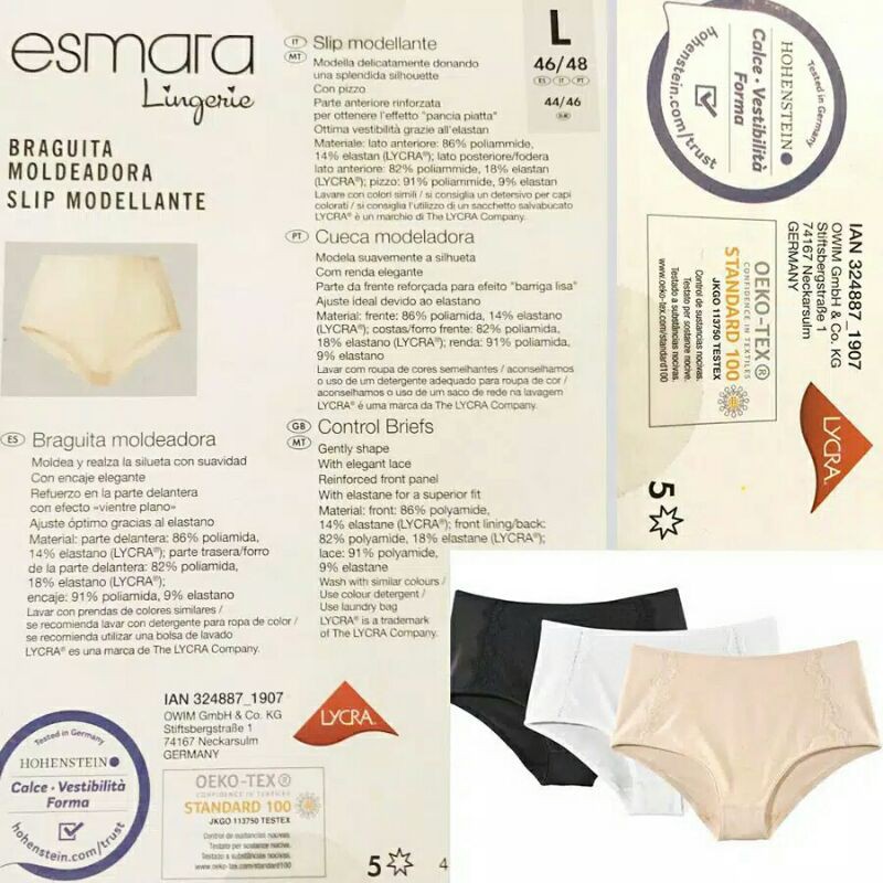 Esmara Corset BRIEFS Celana Dalam Wanita Original Branded