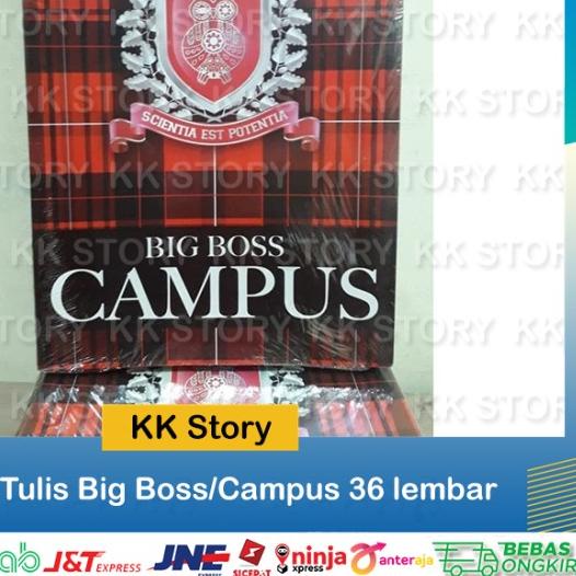 

✈ Buku Tulis Big Boss/Campus 36 lembar ( Order Kelipatan 10 ) ♞