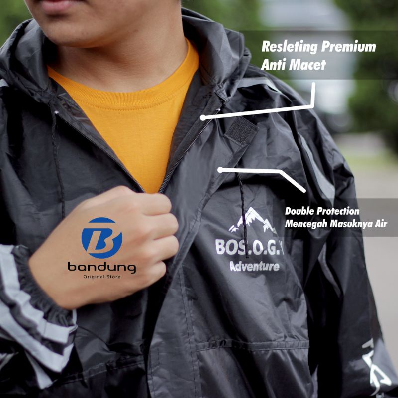 PROMO MUSIM HUJAN | Jas Hujan Pria Wanita Motif Terbaru Hitam Tebal Adem Lentur Tidak Tembus Bahan Parasit Parasut Biwey Premium Setelan Baju Celana | Mantel Anti Air Waterproof | Jas Hujan Tahan Air Ukuran XL XXL Jumbo Big Size Besar