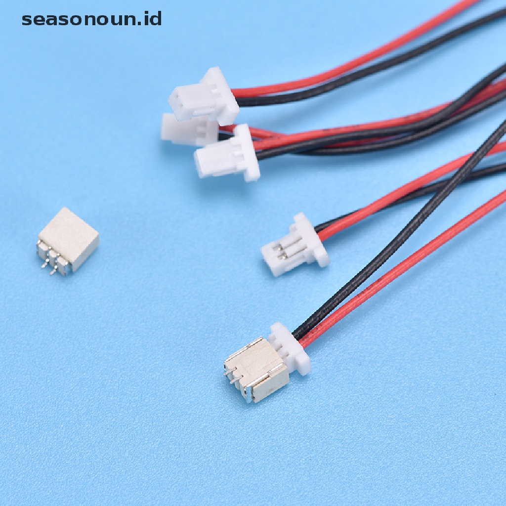 5 Set Konektor JST Mini Micro SH 1.0 2 Pin Dengan Kabel