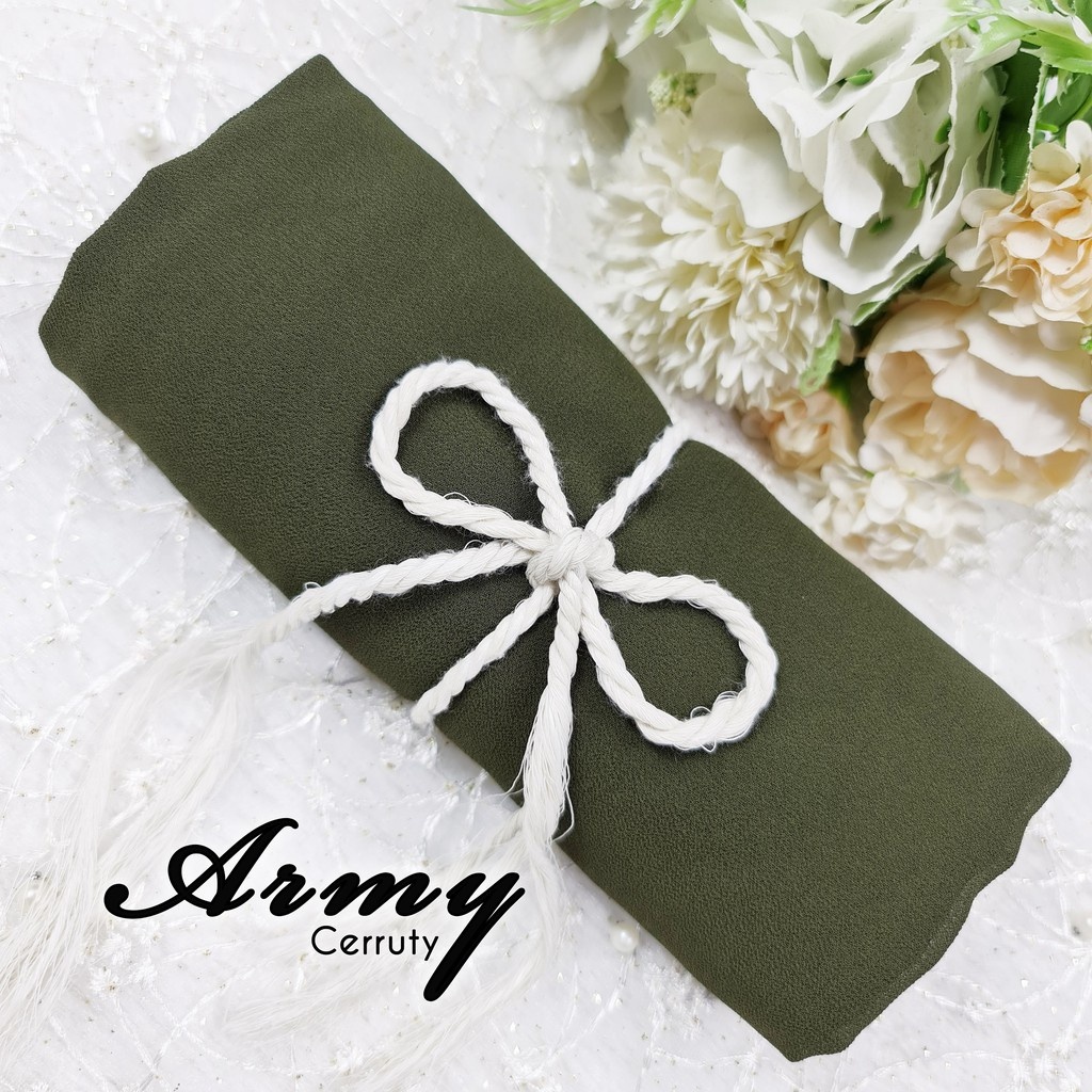 Part 1 Pasmina Polos Ceruty Baby Doll Pilih Warna [ Pilih Warna ]-Armi