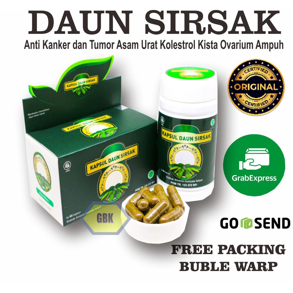 Daun Sirsak Naturafit / Ekstrak Daun Sirsak Menjaga Daya Tahan Tubuh - 100% Herbal