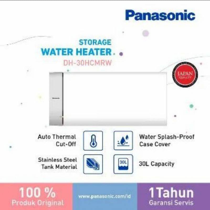 Pemanas Air Water Heater Listrik Panasonic 30 Liter