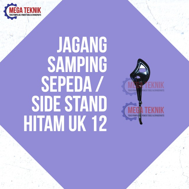 Jagang Standar Samping Sepeda Side Stand Hitam Ontel Onthel Gowes