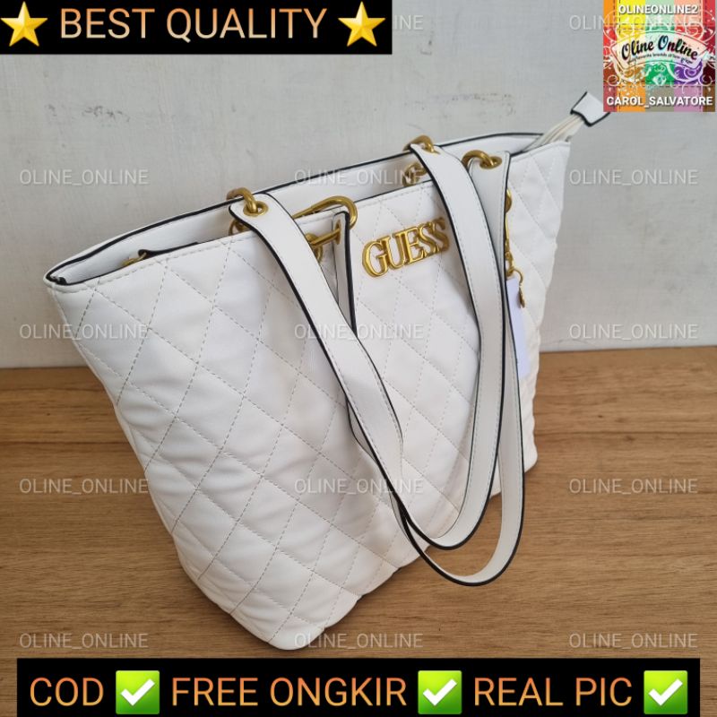 tas elliana tote bag yellow pink white black quilted neverfull gs gb bag wanita office kantor dokumen