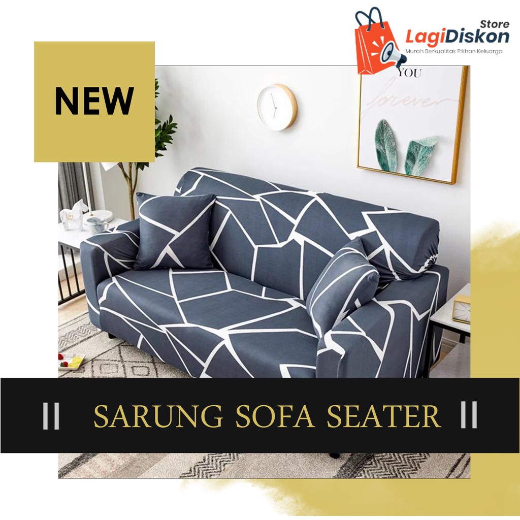 Cover sofe Sarung SOFA Elastis bahan polyester import murah berkualitas