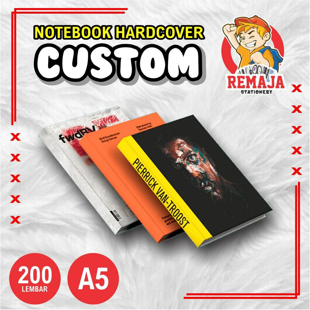 

Pocket Book/Note Book Hardcover CUSTOM A5 isi 200 LEMBAR