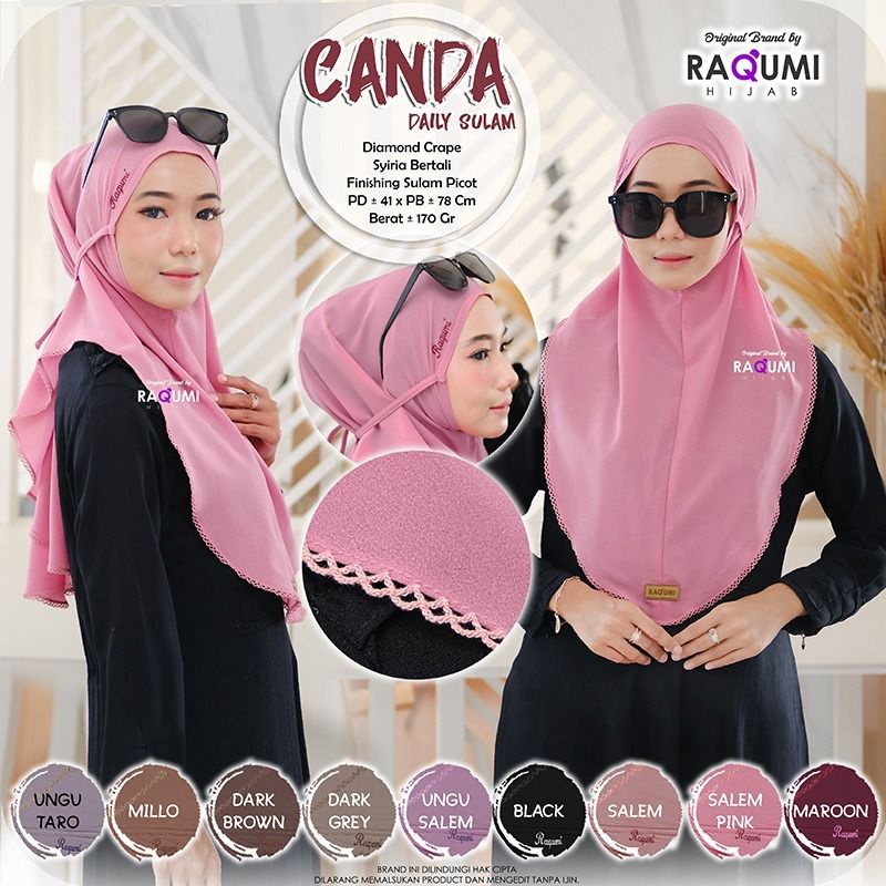 CANDA RAQUMI HIJAB RAQUMI ORIGINAL SOLO