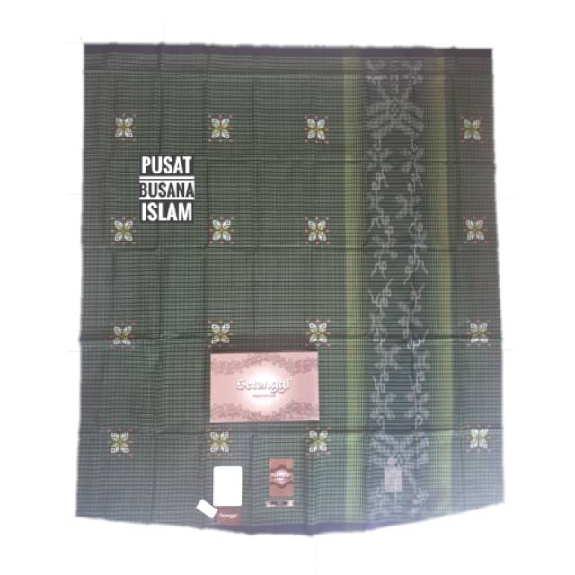 SARUNG BHS SETANGGI SONGKET KOTAK KOTAK HIJAU