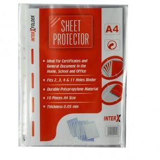 

Diskon gb [ PACK ] Sheet Protector / PP Pockets A4 isi 10 Lembar - Inter X Folder VD Y GEP