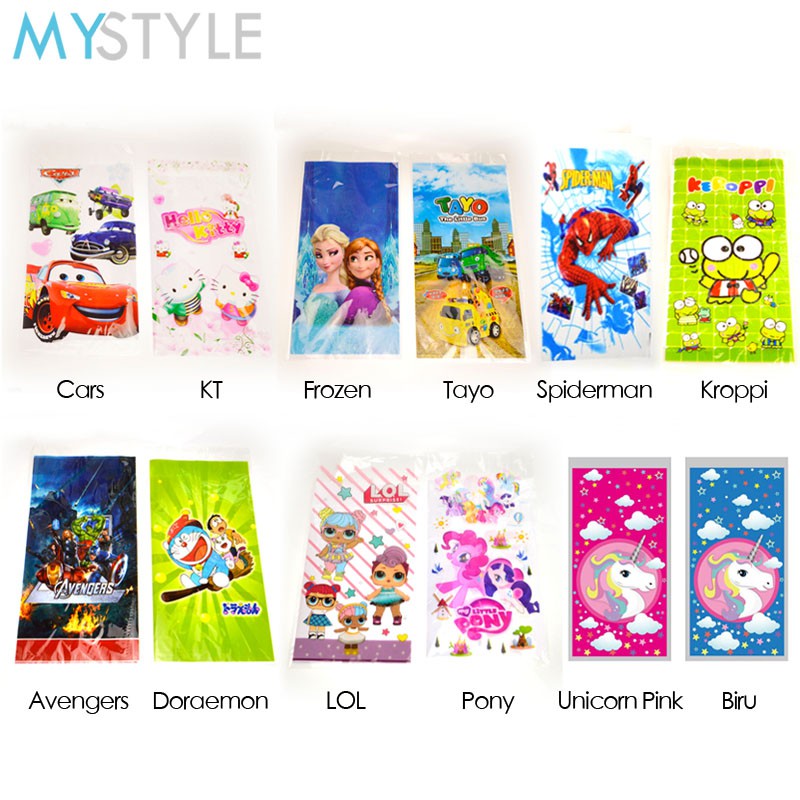 PLASTIK SOUVENIR KECIL/BESAR MURAH PERMEN TAS GOODY BAG TAS SOUVENIR PLASTIK SOUVENIR ULANGTAHUN
