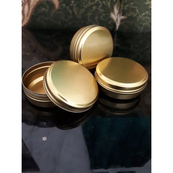 pot pomade 30 gr/Pot Asesoris Vape/Pot Kosmetik/ Warna gold and silver