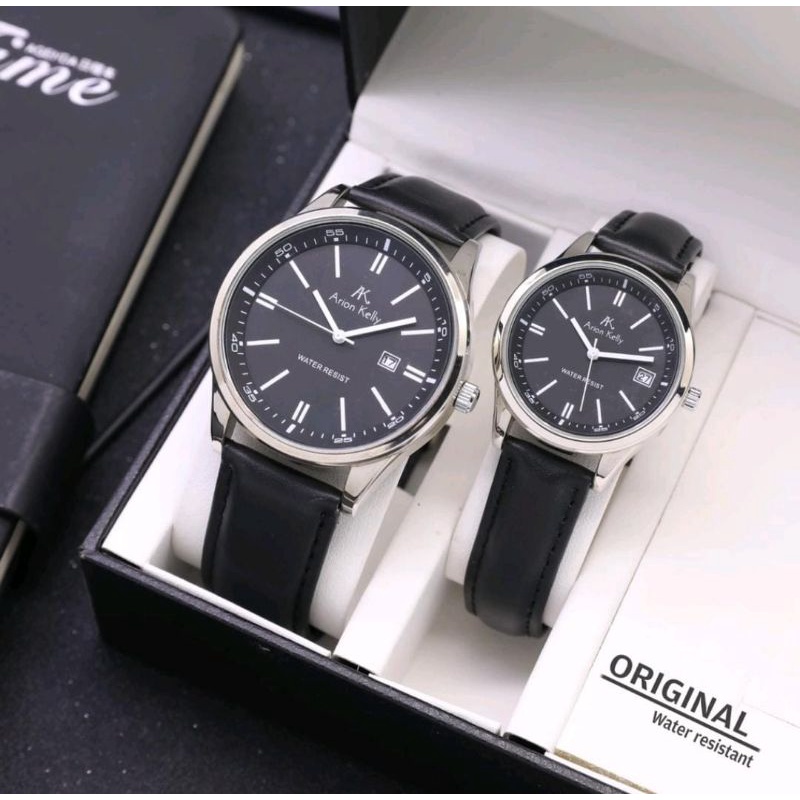 Jam Tangan Sepasang Couple Stainless Steel Jam Tangan Cowo Cewe Coupel