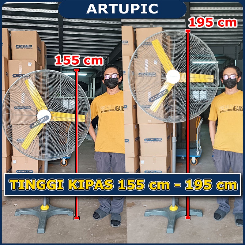 Kipas Angin Standing Fan Berdiri 36 Inch 91 cm Besar T36A Artupic Stan