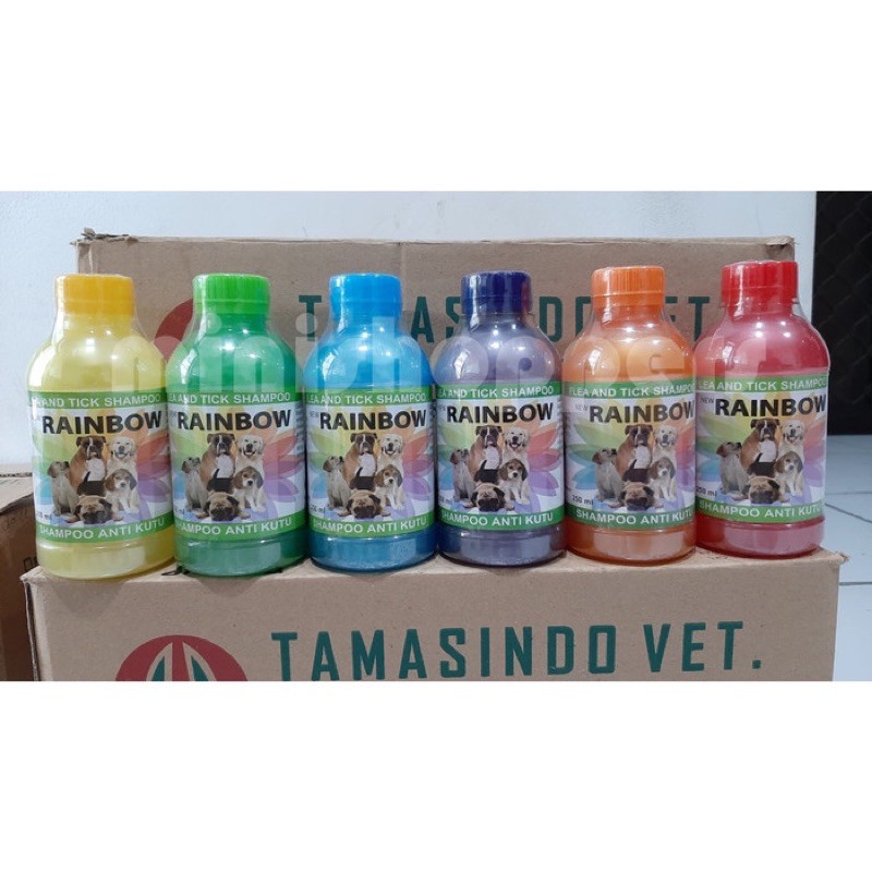 RAINBOW Shampoo Anti Kutu untuk Anjing