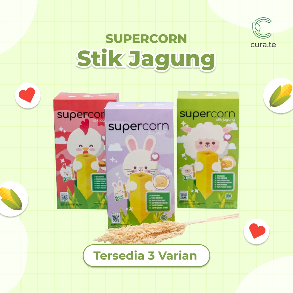 SUPERCORN STICK CHICKEN CHEESE ROASTED CORN | SNACK JAGUNG CEMILAN SEHAT ANAK