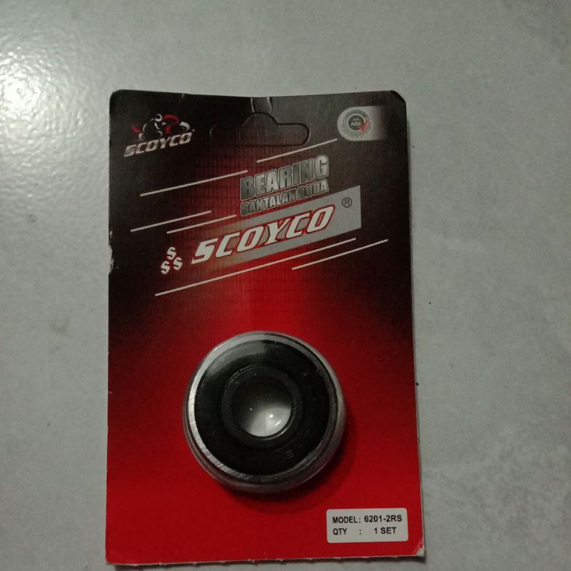 lager laher klahar bearings 6201 scoyco sesuai gambar