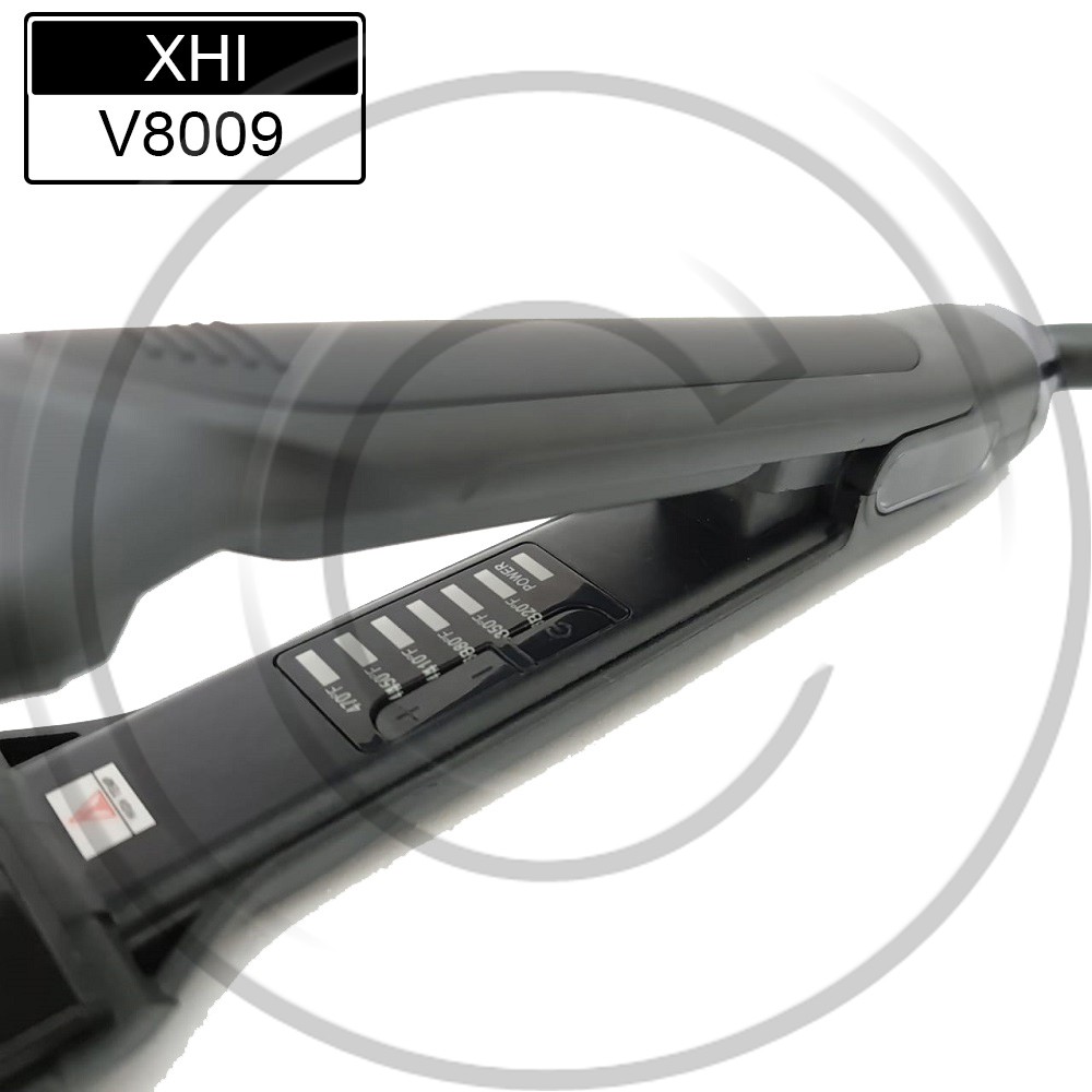 XHI / XHI-V8009 / Catokan Rambut 2in1 Plat Lebar Lurus