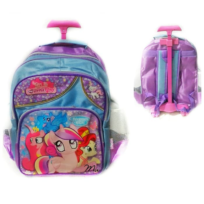 Tas Troli Anak Troley Anak Tk 6D Import Frozen Fever Kereta Kuda  EQ969  Trolly Sd Little Pony Ran