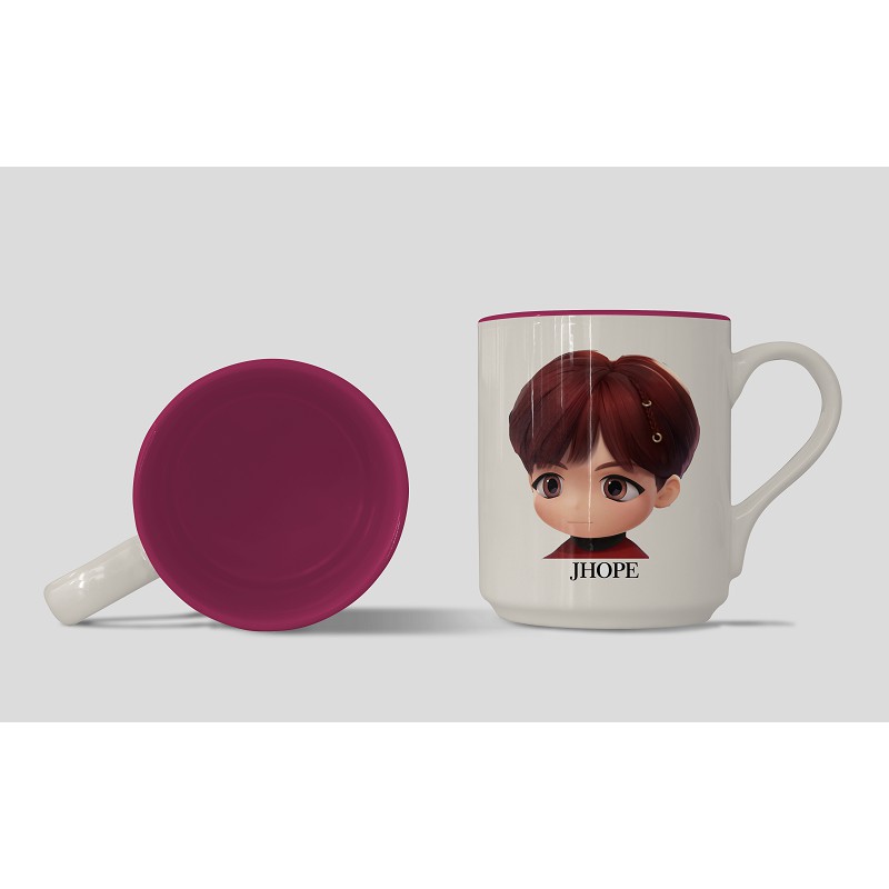 Gelas Warna Dalam TinyTan -  JHope Tinytan - Mug Tinytan - Gelas Tinytan