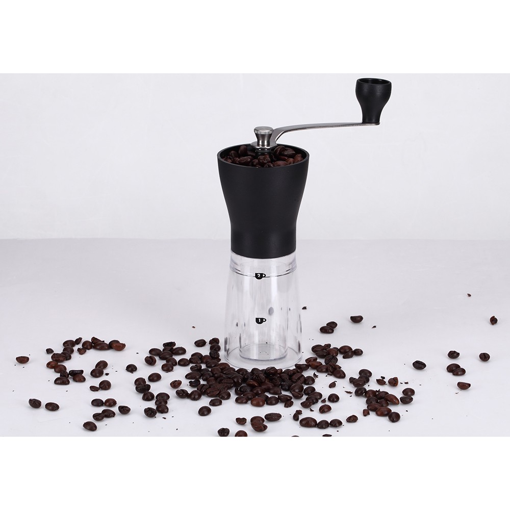 OneTwoCups Alat Penggiling Kopi Manual Coffee Grinder - TS-01 - Black