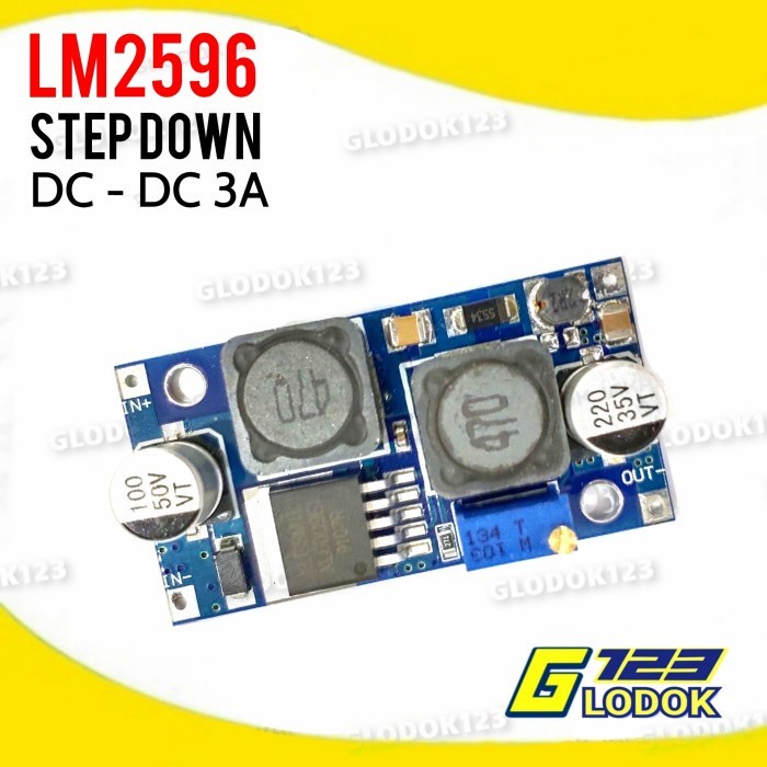 DC DC 3A Stepdown LM2596 Module Adjustable Mini Power Supply DC to DC