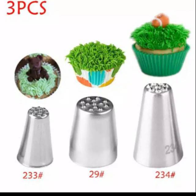 3pcs spuit rumput import