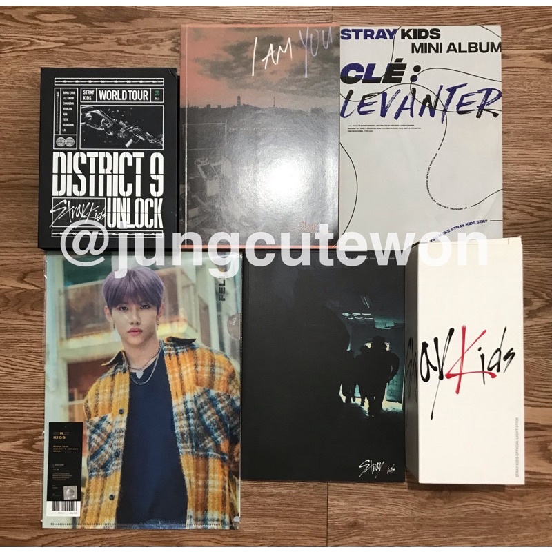 preloved nachimbong ori ls lightstick stray kids bluray dvd district 9 unlock album only i am you le