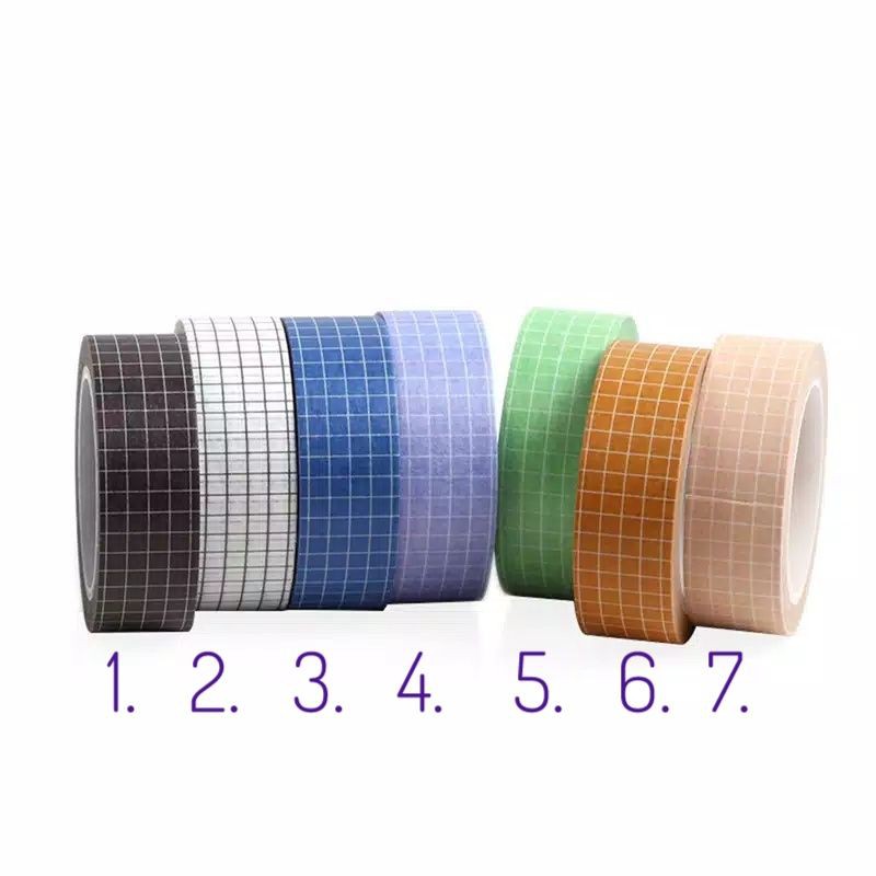 

10 meter GRiD washi tape selotip