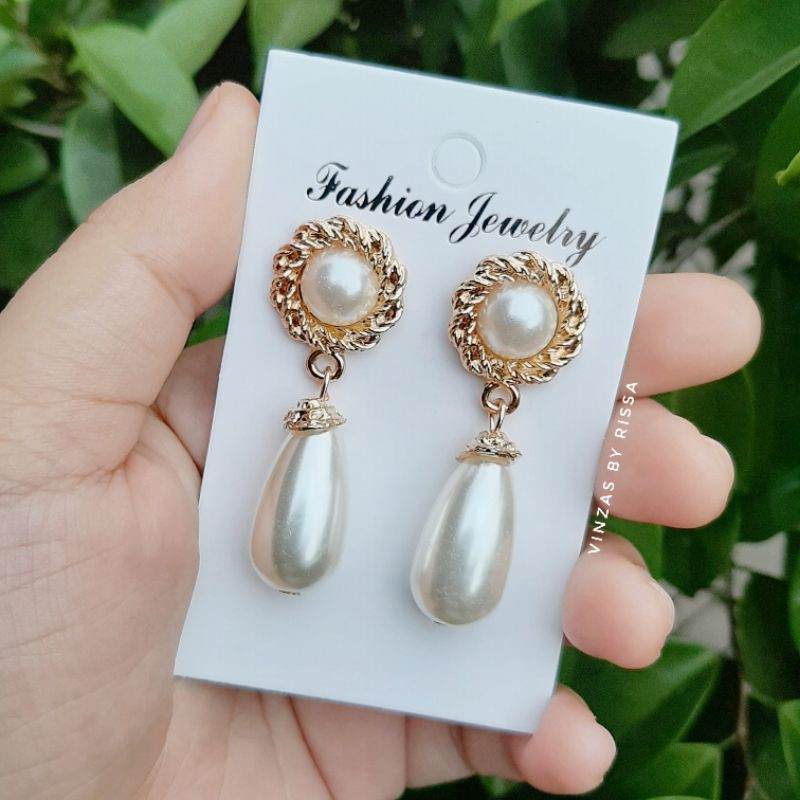 Anting bandul model india, anting tusuk india, anting import murah