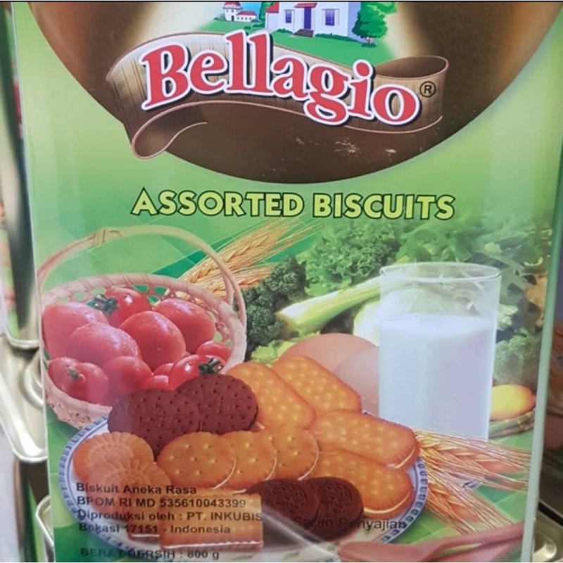 

Bellagio assorted Biscuit 800gr