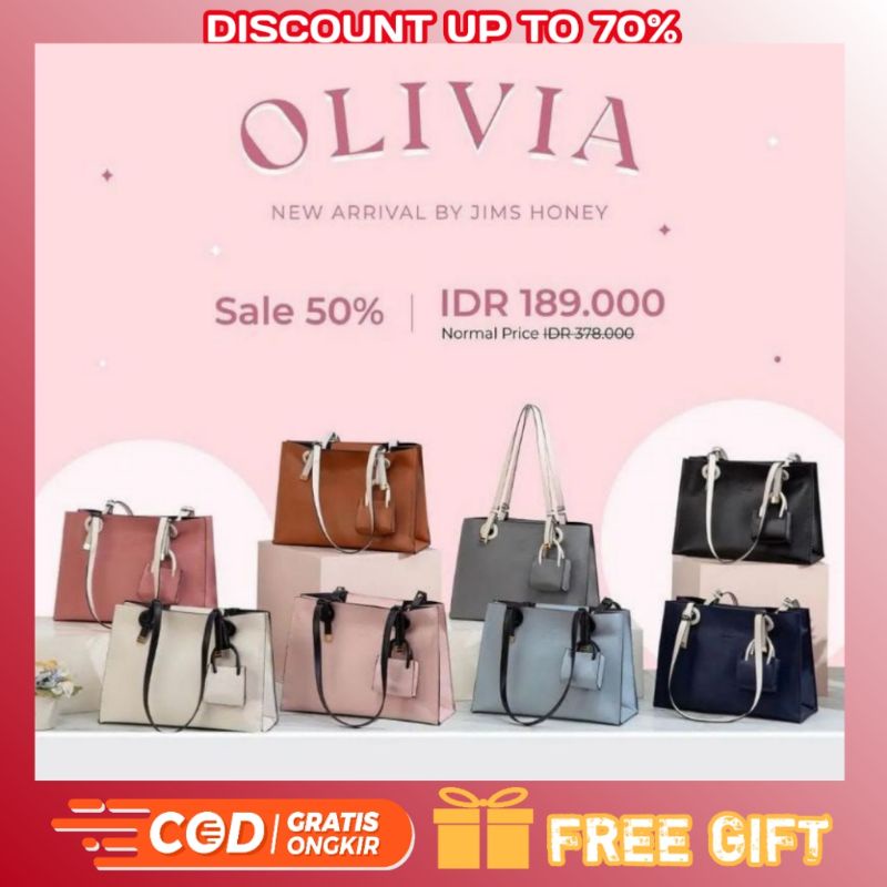 BagCorner - Olivia Bag Jims Honey Tas Selempang Tas Wanita Original - Teras_jimshoney