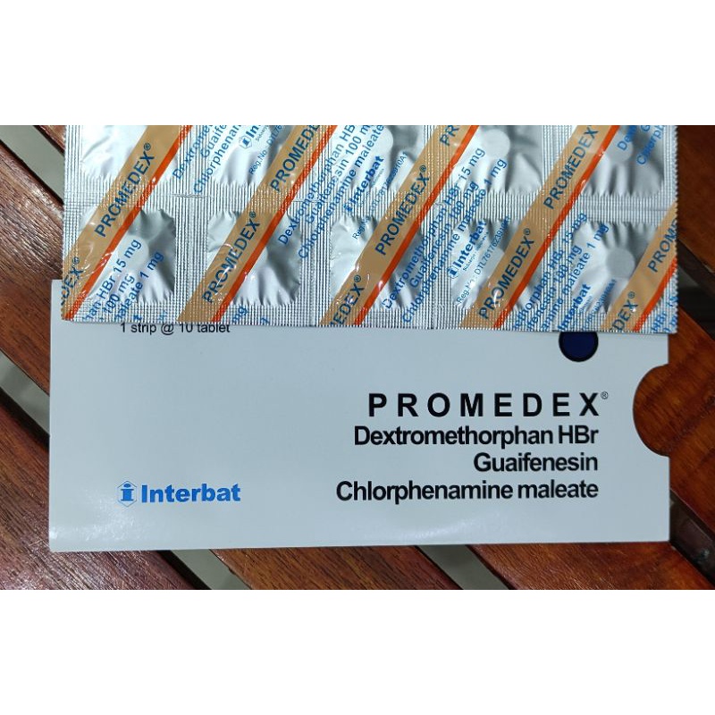 Promedex Tablet / Obat batuk alergi / 10 Tablet