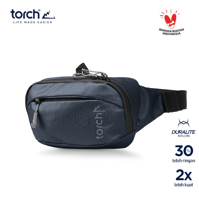 pria-bag-waist- torch tas waist bag nishio grey -waist-bag-pria.