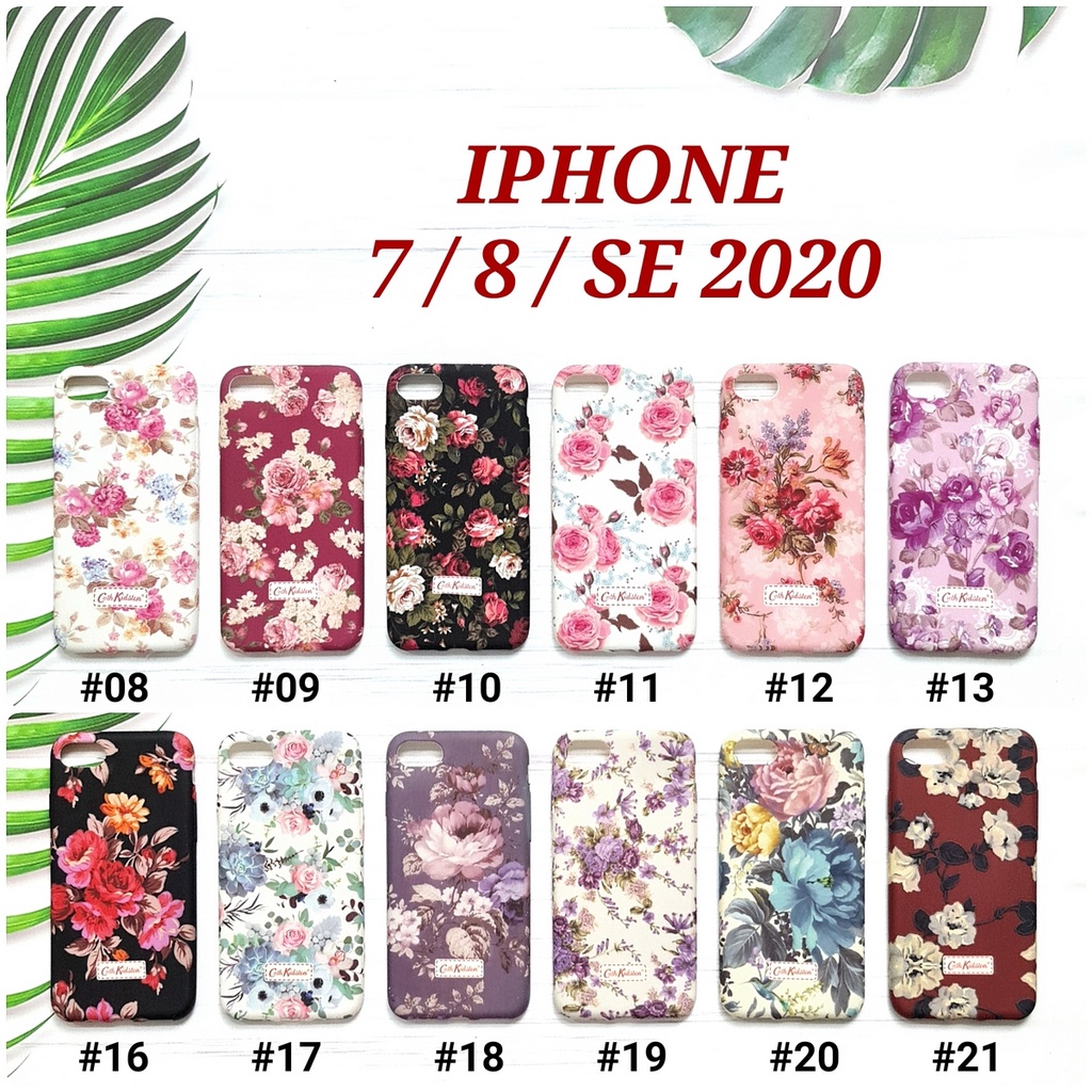 IPHONE 4 4S 4G 5 5S 5G 6 6S 6G 6 PLUS 6S PLUS 7G 8G SE 2020 7 PLUS 8 PLUS X XS XS MAX 11 11 PRO 11 PRO MAX | CK FLOWER Soft Case Glow In The Dark