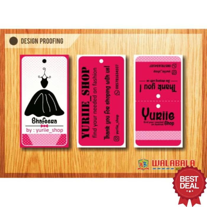 

NEW SALE Hangtag Label Harga Label Baju Label Merk BEST.