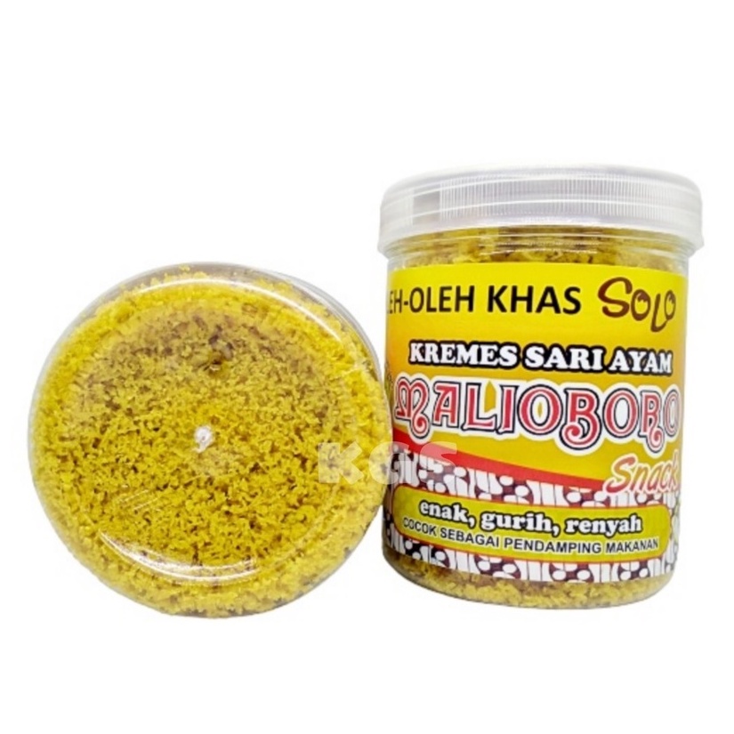 

KREMESAN KREMES SARI AYAM MALIOBORO 180GR OLEH OLEH KHAS SOLO